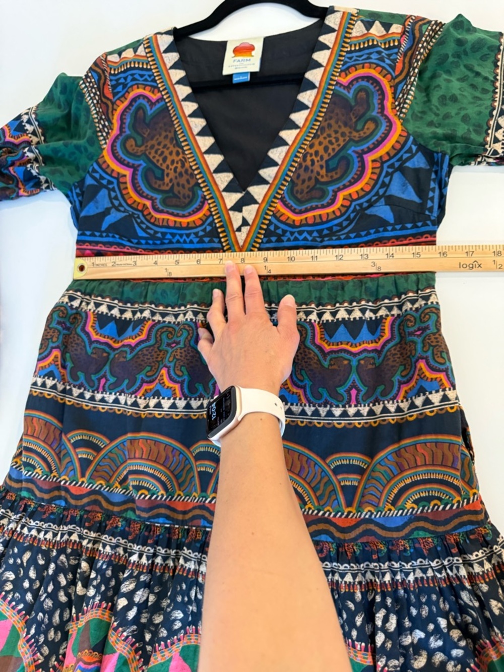 Farm Rio V-Neck Printed Tunic
Dress Sz Small - Picture 13 of 16